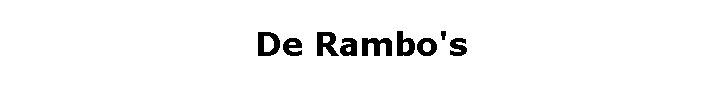 De Rambo's